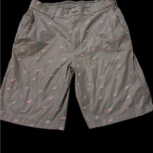 Walter Hagen Patterned Gray Shorts